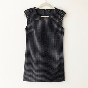BR Factory | Black & Grey Knit Shift Dress
